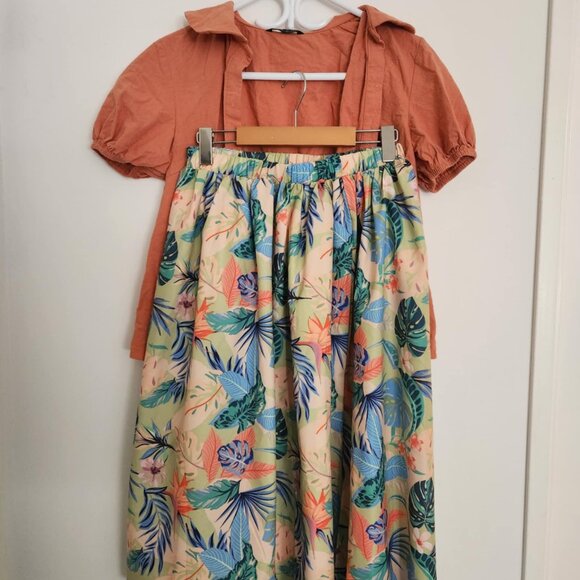 Shein Two Piece Tropical Set - Picture 1 of 3